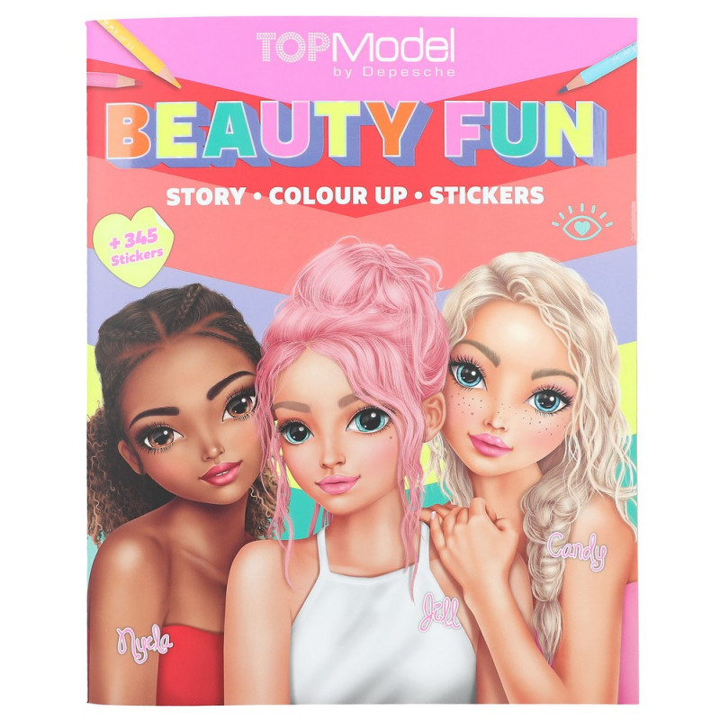 TOP MODEL BOJANKA SA STIKERIMA BEAUTY FUN