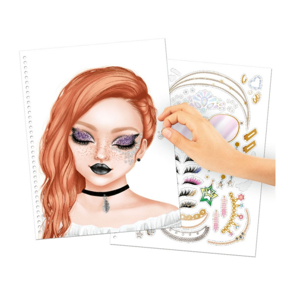 TOP MODEL BOJANKA SA STIKERIMA MAKE UP 