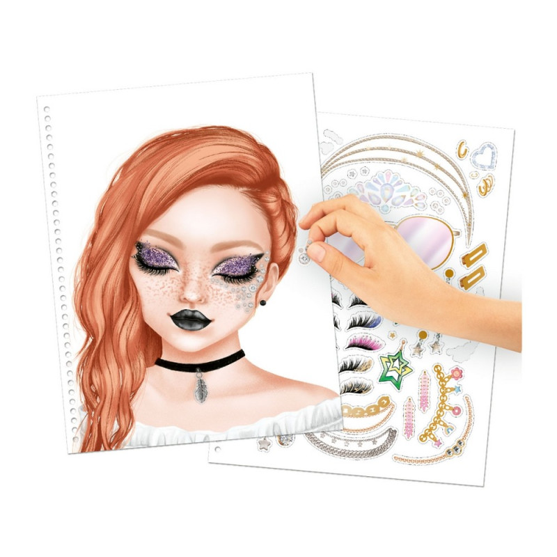 TOP MODEL BOJANKA SA STIKERIMA MAKE UP