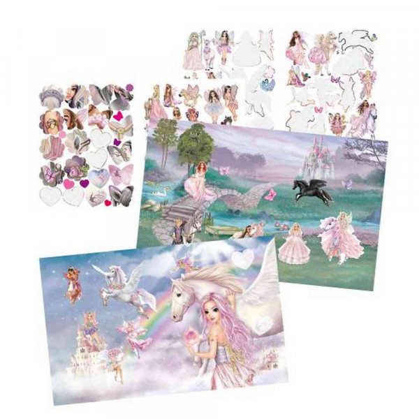 TOP MODEL KNJIGA SA STIKERIMA VIVA VIOLETA 