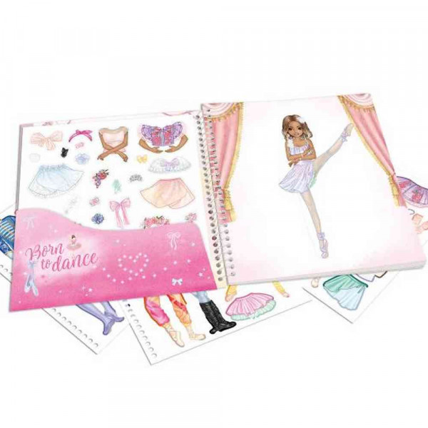 TOP MODEL KNJIGA SA STIKERIMA DRESS ME 