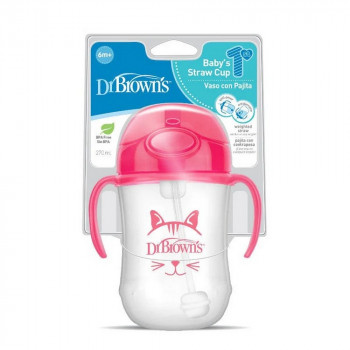 DR BROWNS TRENING CASA SA SLAMCICOM I RUCKAMA 270ML ROZE 