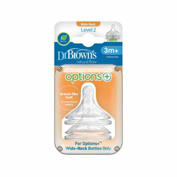 DR BROWNS  OPTIONS  SILIKONSKA CUCLA ZA WIDE NECK BOCICU VELICINA 2/2 U PAKOVANJ 