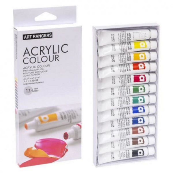 KOMPLET AKRILNIH BOJA 12 X 12ML 