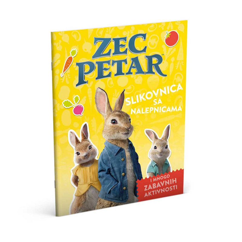 BEATRIX POTTER ZEC PETAR - SLIKOVNICA SA NALEPNICAMA