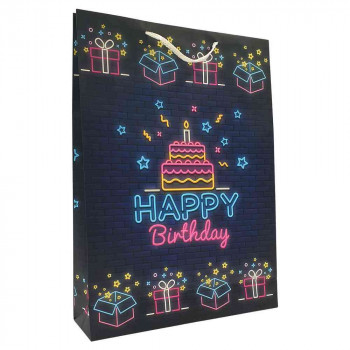 UKRASNA KESA JUMBO B-DAY NEON 33X45X10 CM DEXY 