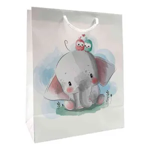 UKRASNA KESA LARGE BABY ELEPHANT 26X32X12 CM DEXY