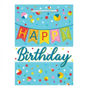 UKRASNA KESA JUMBO HAPPY B-DAY BLUE