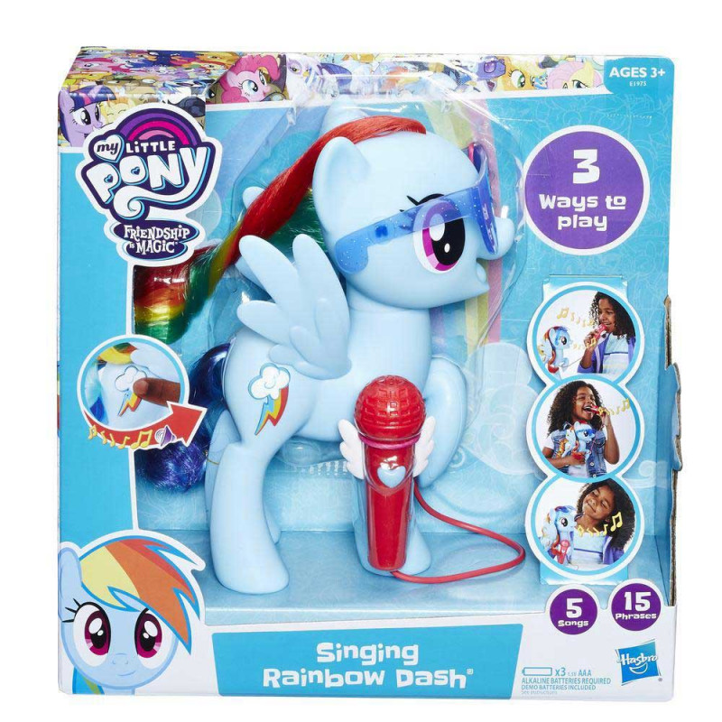 MLP SINGING RAINBOW DASH SET