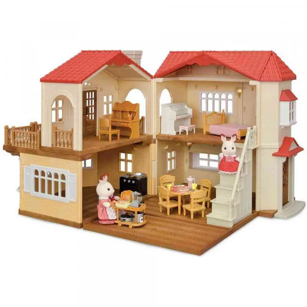 SYLVANIAN RED ROOF COUNTRY HOME SET 