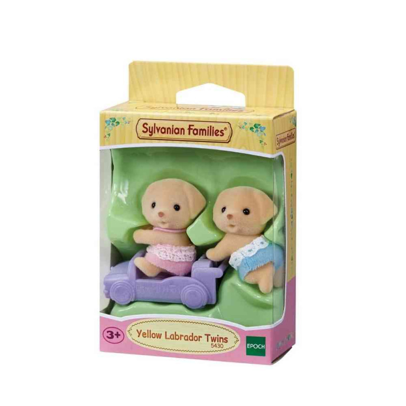 SYLVANIAN YELLOW LABRADOR TWINS (NEW)