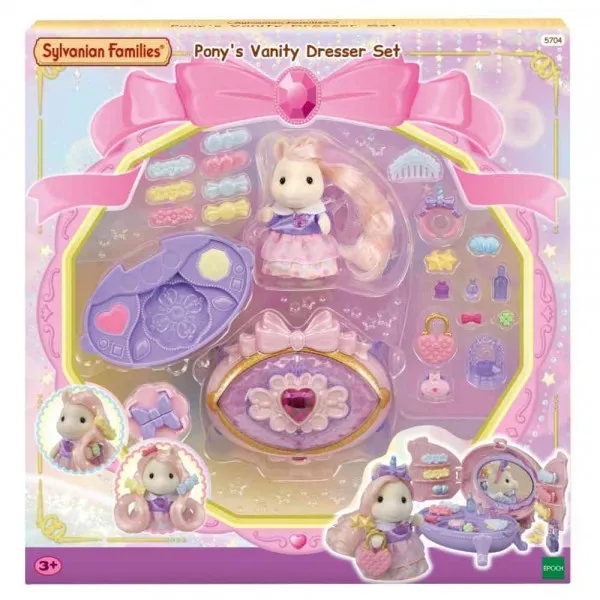 SYLVANIAN FAMILY PONY'S VANITY DRESSER SET 