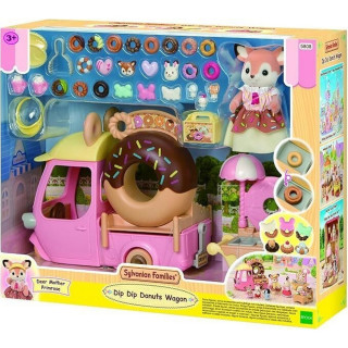 SYLVANIAN FAMILIES DIP DIP DONUTS WAGON 