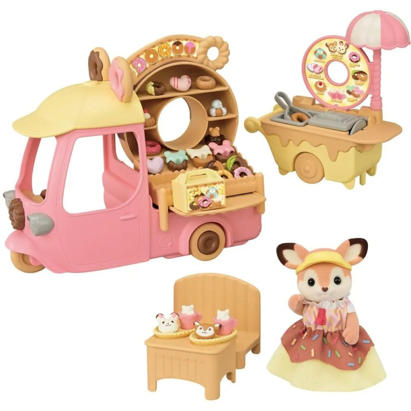 SYLVANIAN FAMILIES DIP DIP DONUTS WAGON 