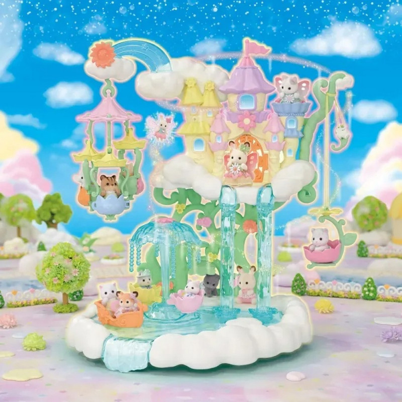 SYLVANIAN FAMILIES SKYTOP FAIRY CASTLE 