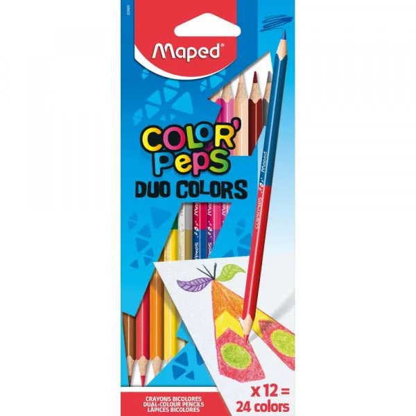 MAPED BOJICE COLOR PEPS DUO 12/24 