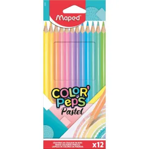 MAPED BOJICE COLOR PEPS PASTEL 1/12