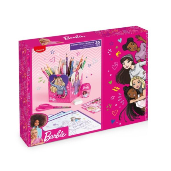 MAPED SET FLOMASTERA I BOJICA BARBIE 35 