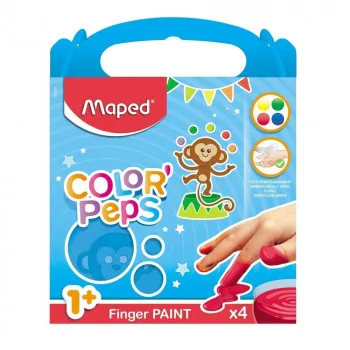 MAPED BOJE ZA PRSTE 80G X4 