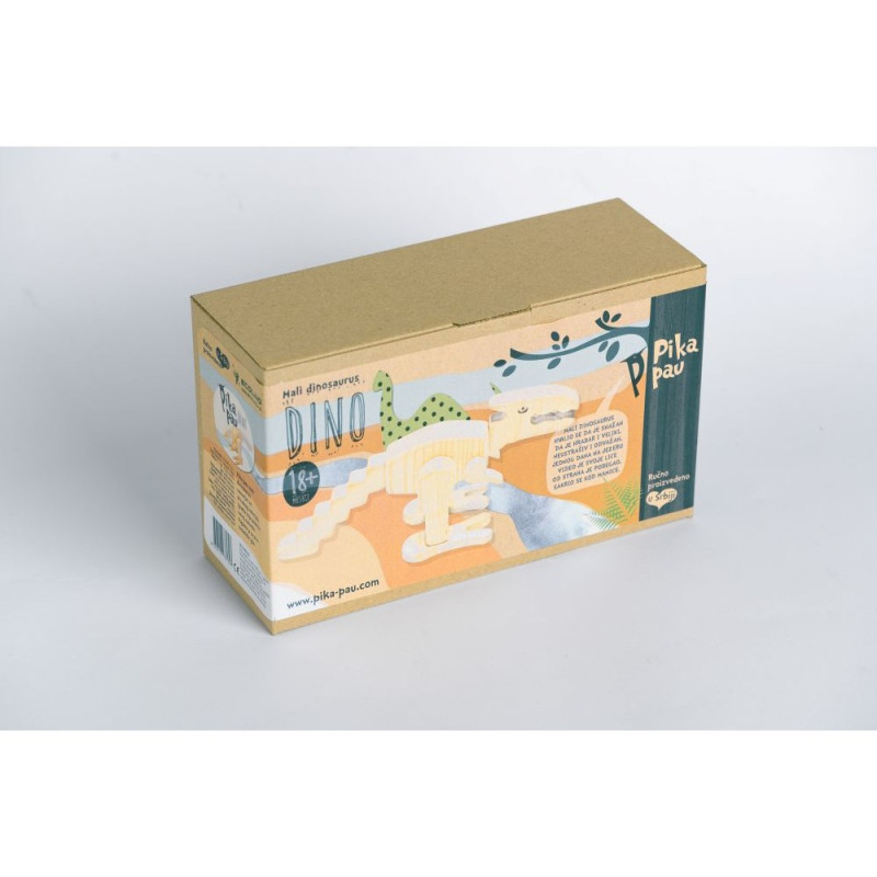 PIKA PAU DRVENI MALI DINOSAURUS 