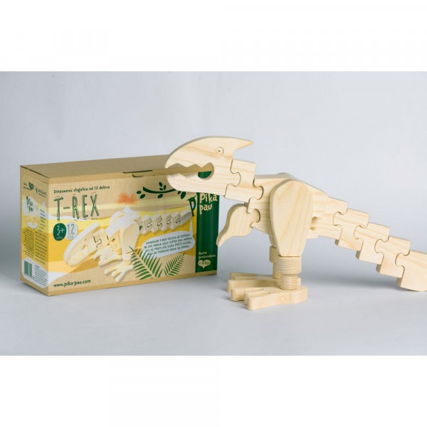 PIKA-PAU DRVENI VELIKI DINOSAURUS - T-REX 
