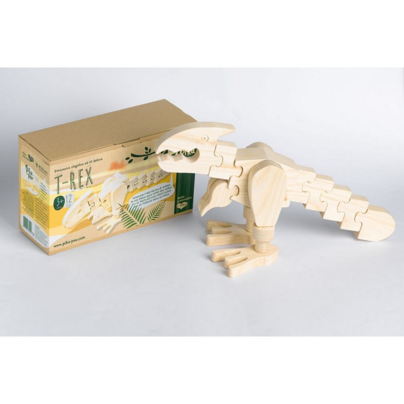 PIKA-PAU DRVENI VELIKI DINOSAURUS - T-REX 
