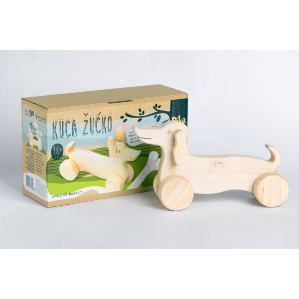 PIKA PAU DRVENA KUCA ŽUĆKO 