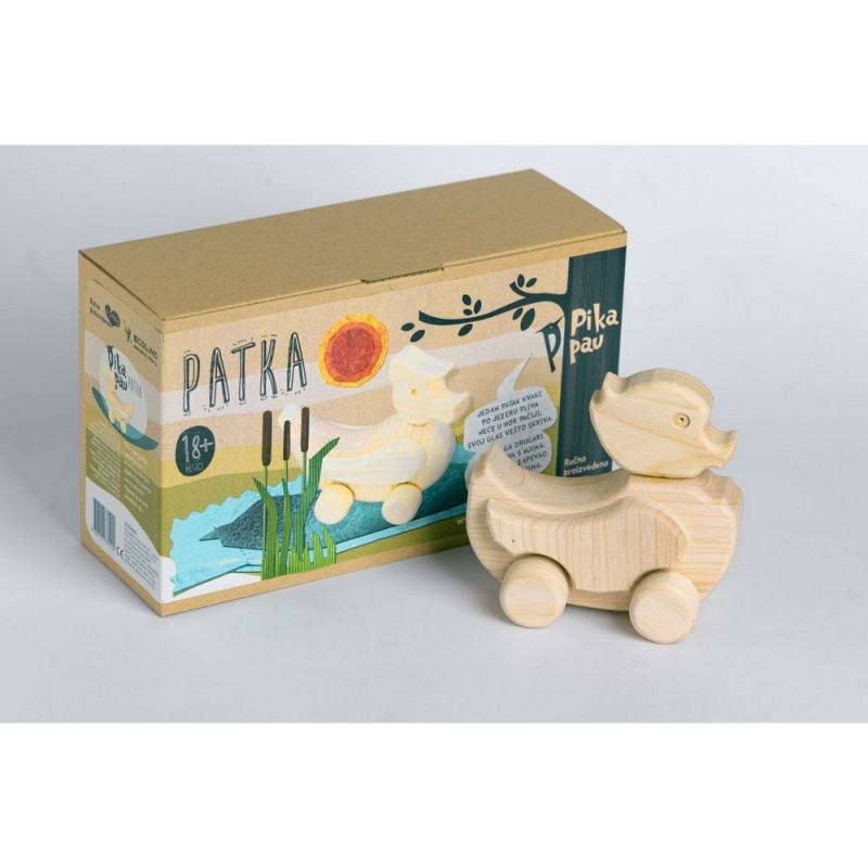 PIKA PAU DRVENA PATKICA 