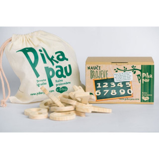 PIKA PAU DRVENI BROJEVI 