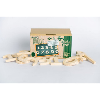 PIKA PAU DRVENI BROJEVI 