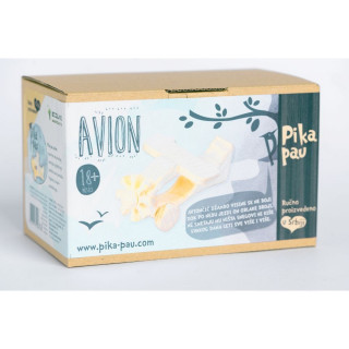 PIKA PAU DRVENI AVION 