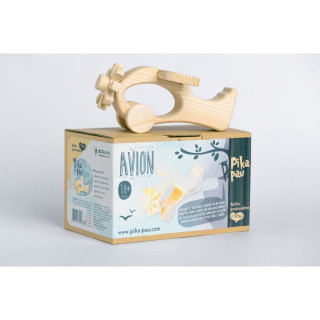 PIKA PAU DRVENI AVION 