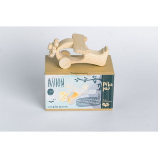 PIKA PAU DRVENI AVION 