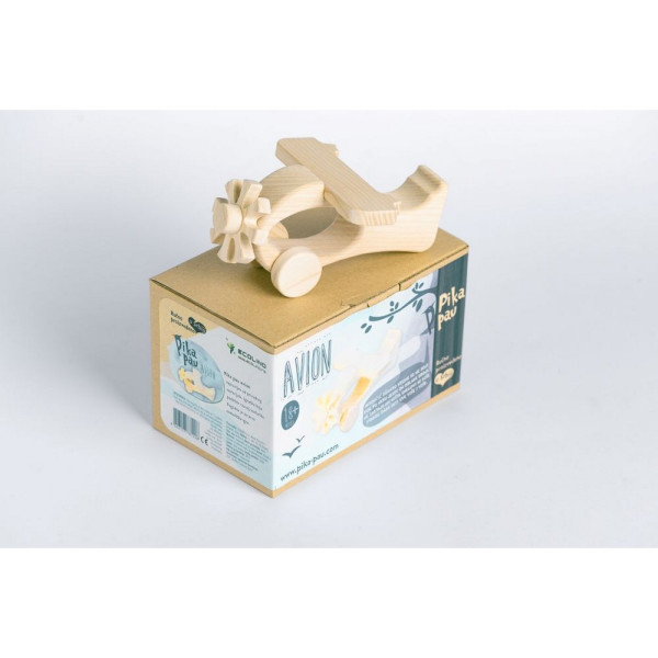 PIKA PAU DRVENI AVION 