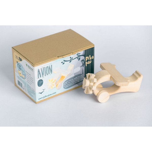 PIKA PAU DRVENI AVION 