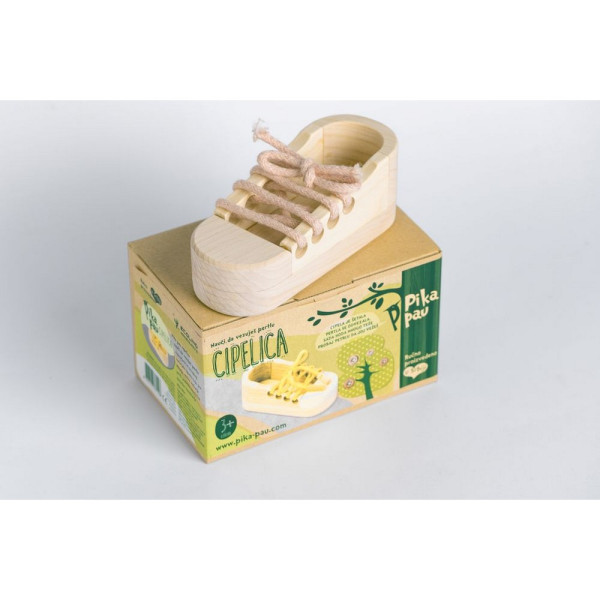 PIKA PAU DRVENA CIPELICA 