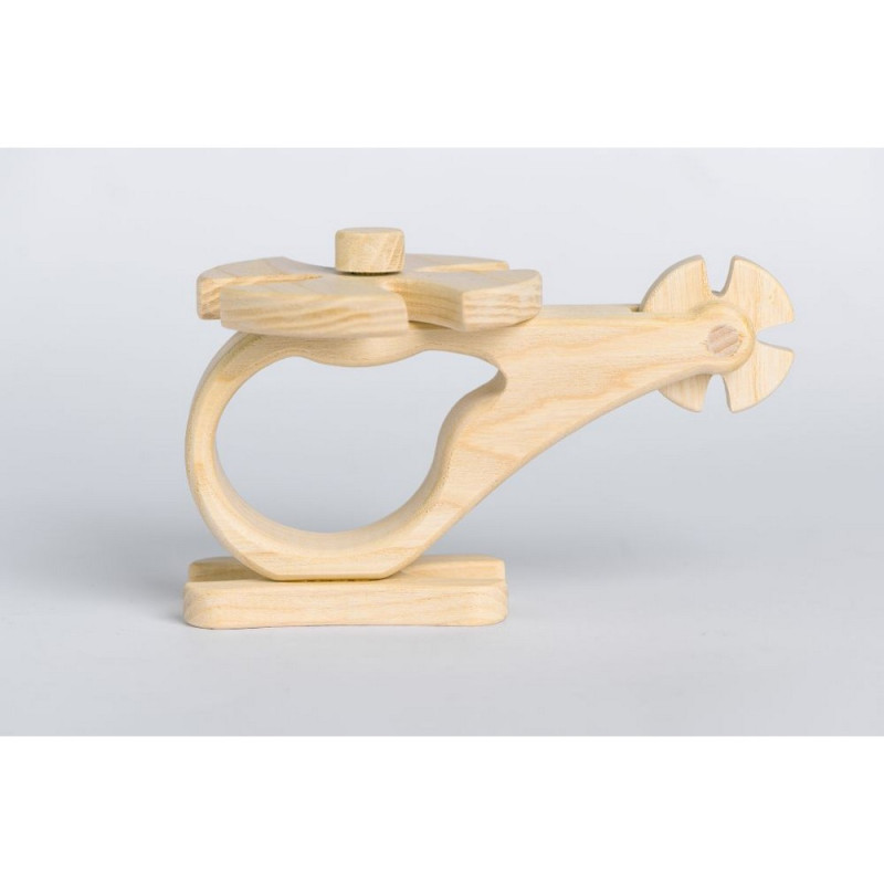 PIKA PAU DRVENI HELIKOPTER 