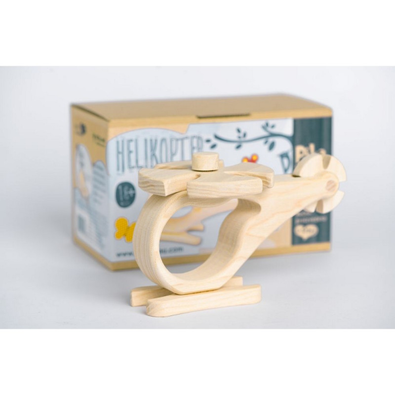 PIKA PAU DRVENI HELIKOPTER 