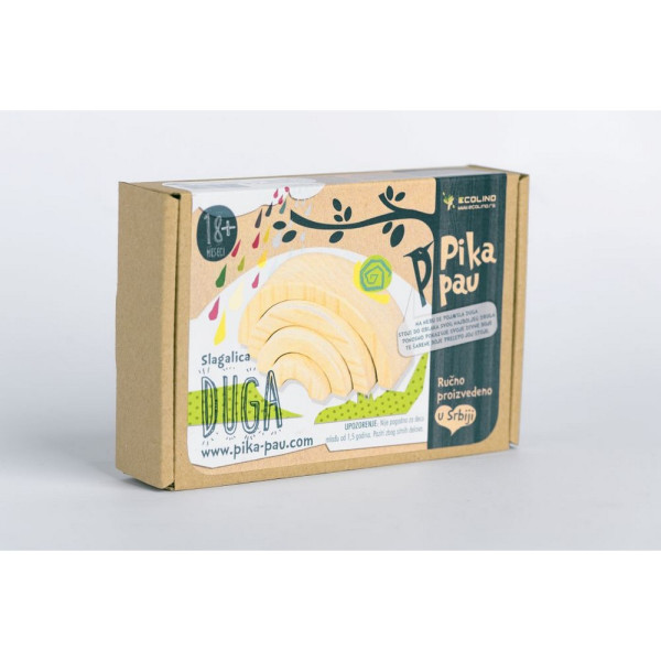 PIKA PAU DRVENA DUGA SLAGALICA 