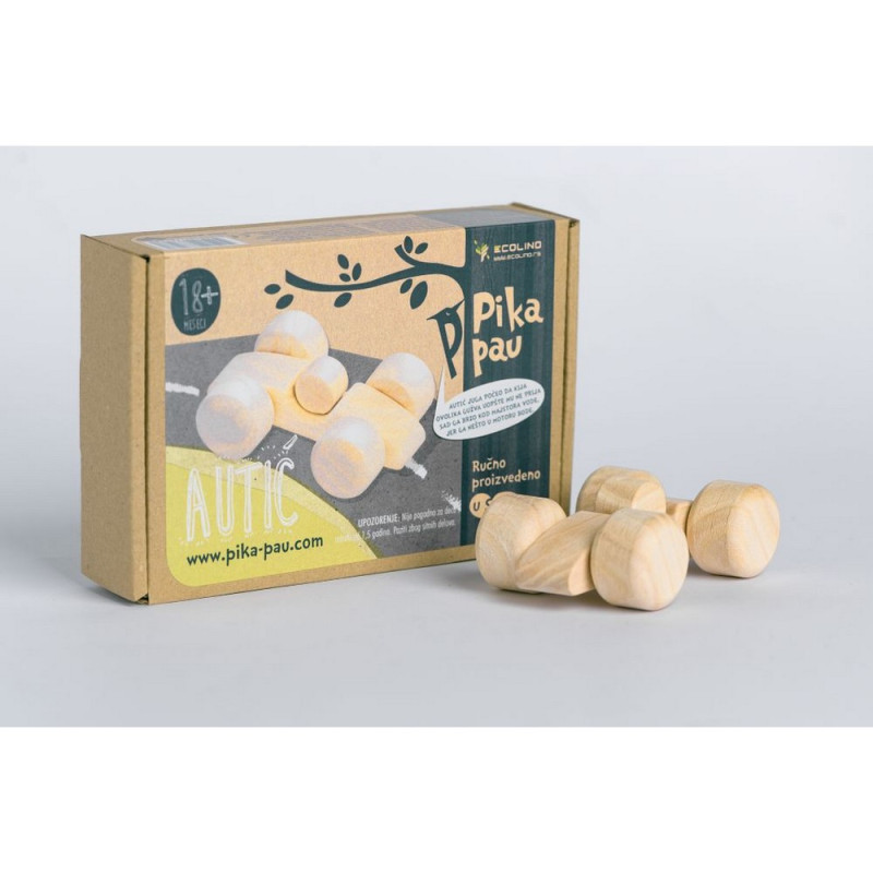 PIKA PAU DRVENI AUTIĆ 