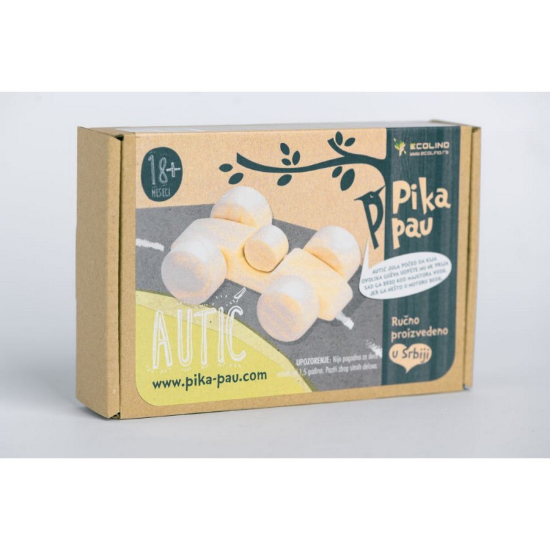 PIKA PAU DRVENI AUTIĆ 