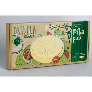 PIKA PAU DRVENA OKRUGLA SLAGALICA 
