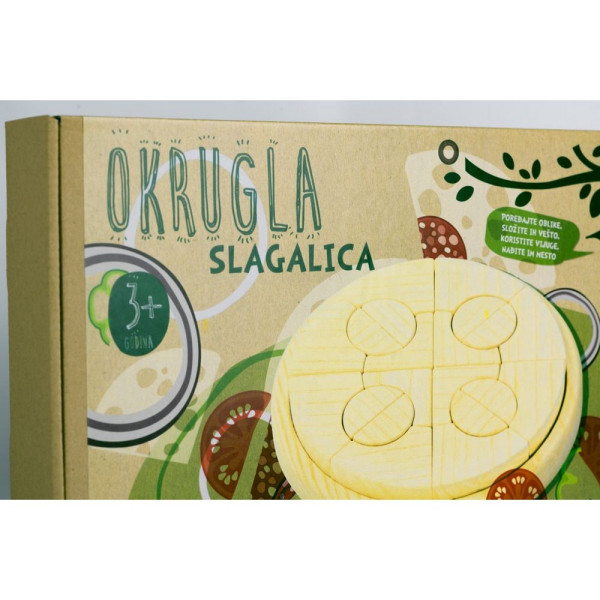 PIKA PAU DRVENA OKRUGLA SLAGALICA 