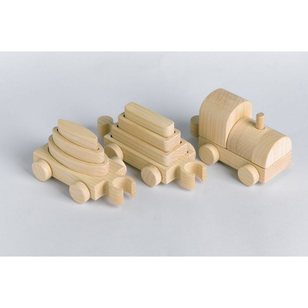 PIKA PAU DRVENI MALI VOZ 