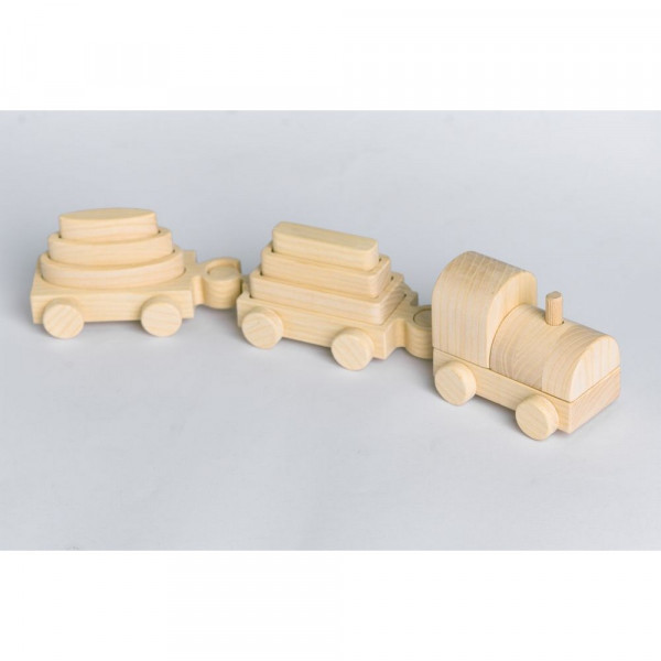 PIKA PAU DRVENI MALI VOZ 