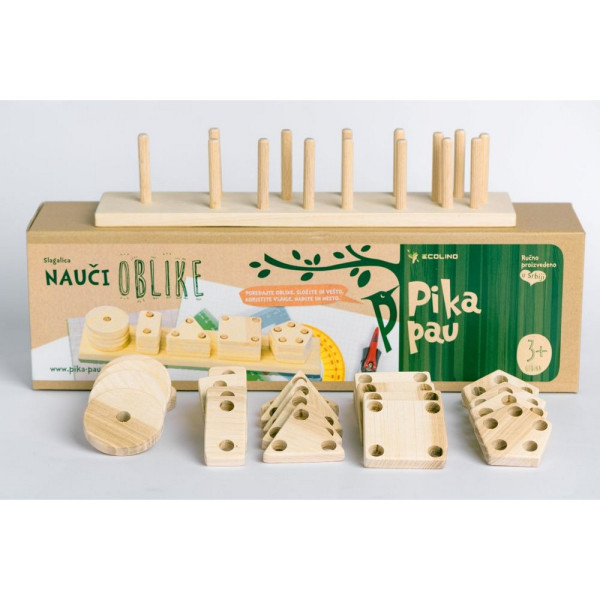 PIKA PAU NAUČI OBLIKE 