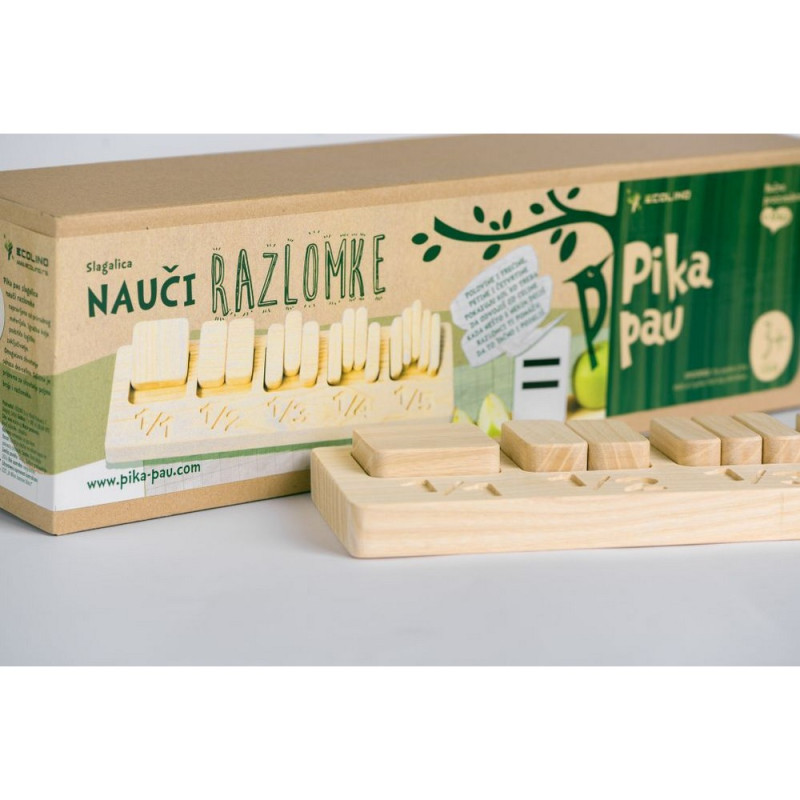 PIKA PAU NAUČI RAZLOMKE 