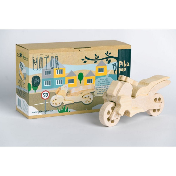 PIKA PAU DRVENI MOTOR 
