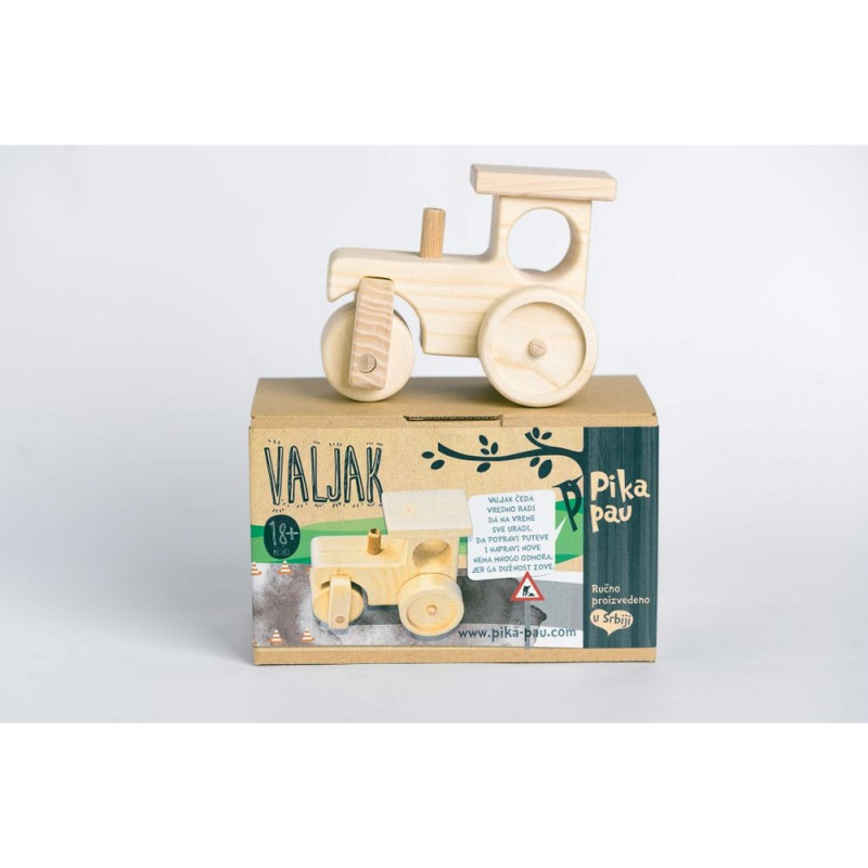 PIKA PAU DRVENI VALJAK 