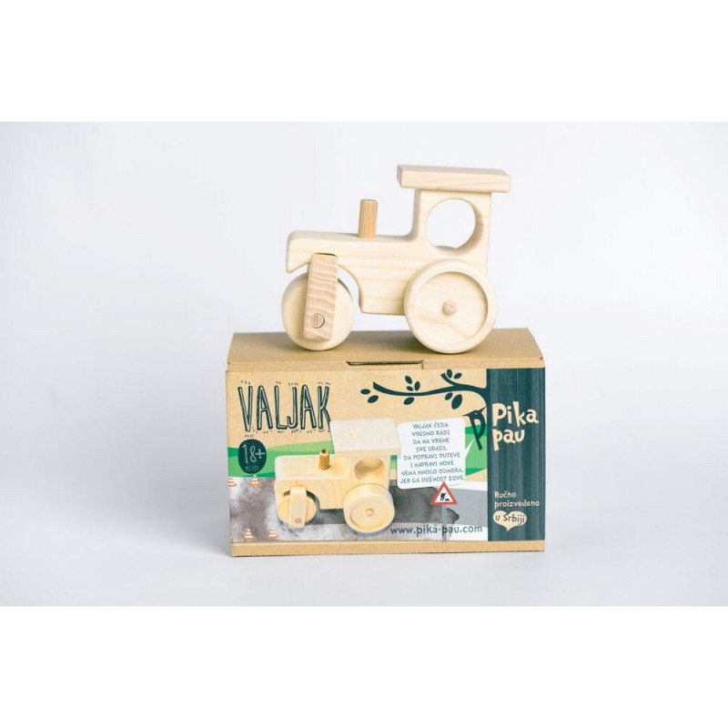 PIKA PAU DRVENI VALJAK 